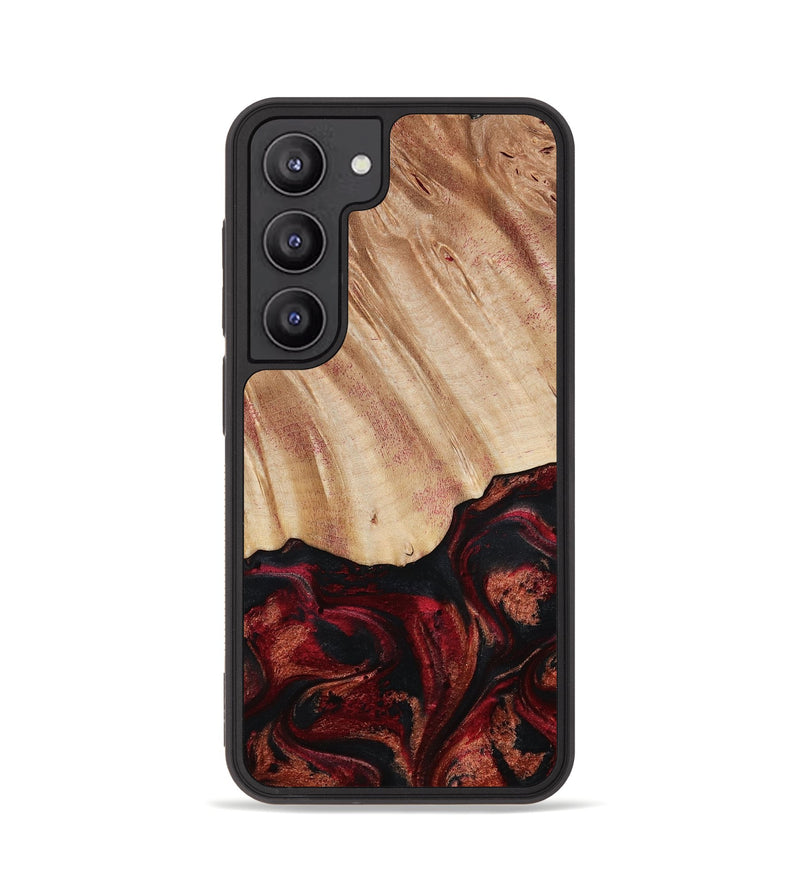 Galaxy S23 Wood Phone Case - Margery (Red, 787154)