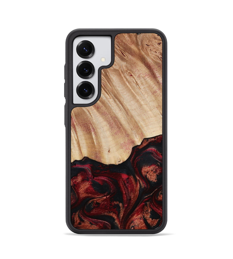 Galaxy S25 Wood Phone Case - Margery (Red, 787154)