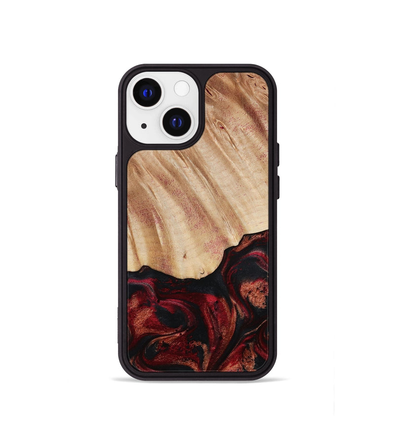 iPhone 13 mini Wood Phone Case - Margery (Red, 787154)