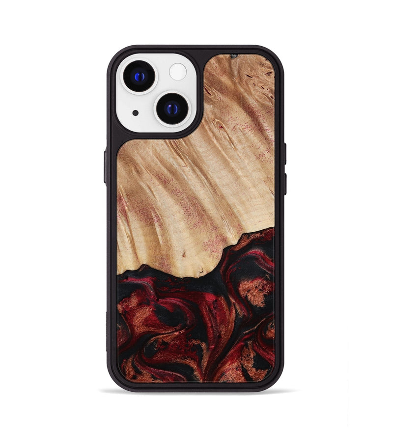 iPhone 13 Wood Phone Case - Margery (Red, 787154)