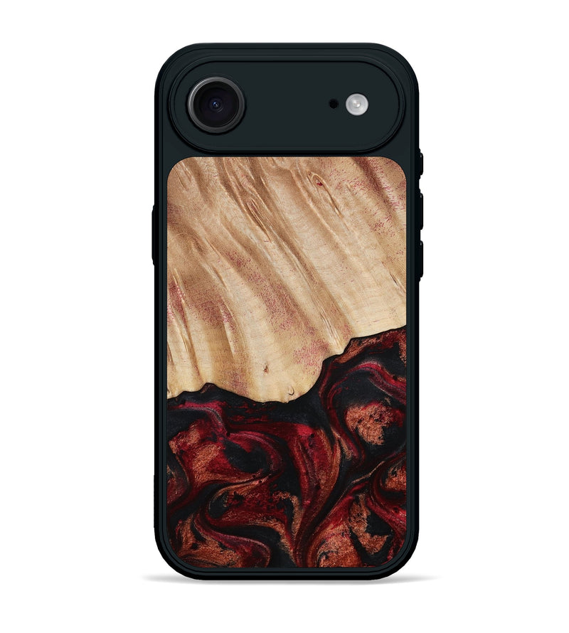 iPhone 17 Air Wood Phone Case - Margery (Red, 787154)