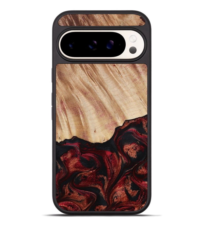 Pixel 9 Pro XL Wood Phone Case - Margery (Red, 787154)