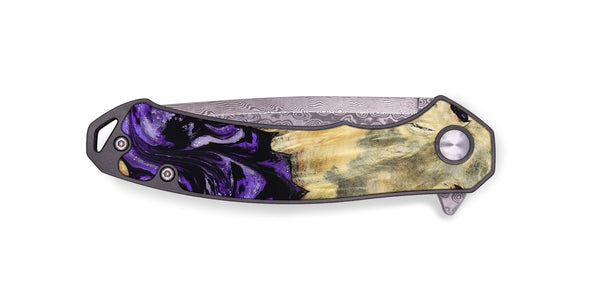 EDC Wood Pocket Knife - Ivana (Purple, 787172)