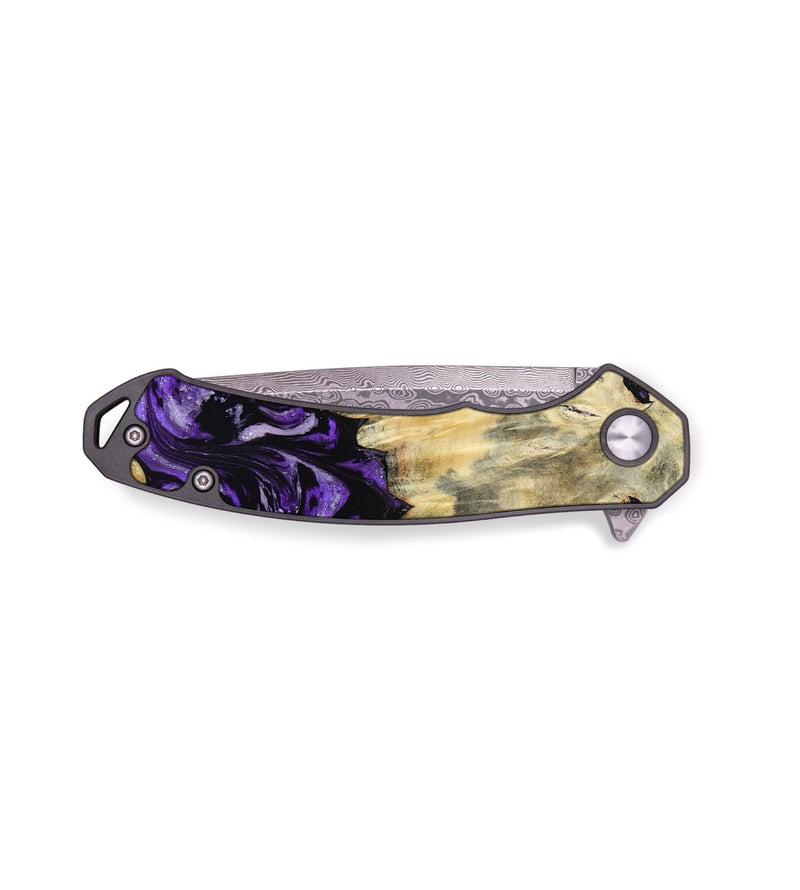EDC Wood Pocket Knife - Ivana (Purple, 787172)