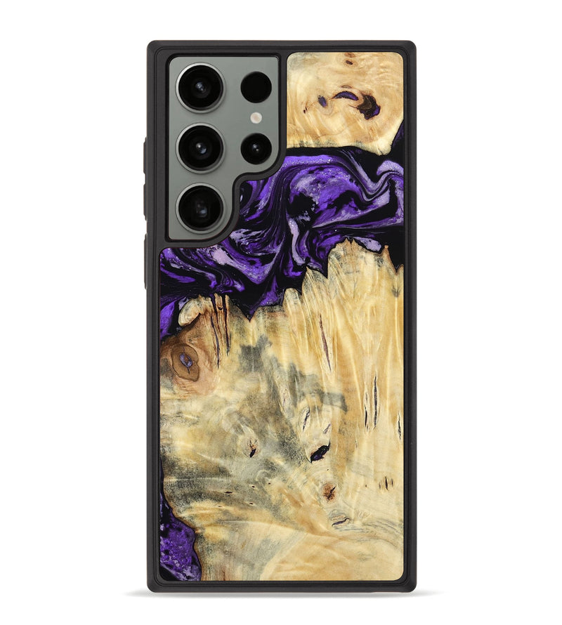 Galaxy S23 Ultra Wood Phone Case - Ivana (Purple, 787172)