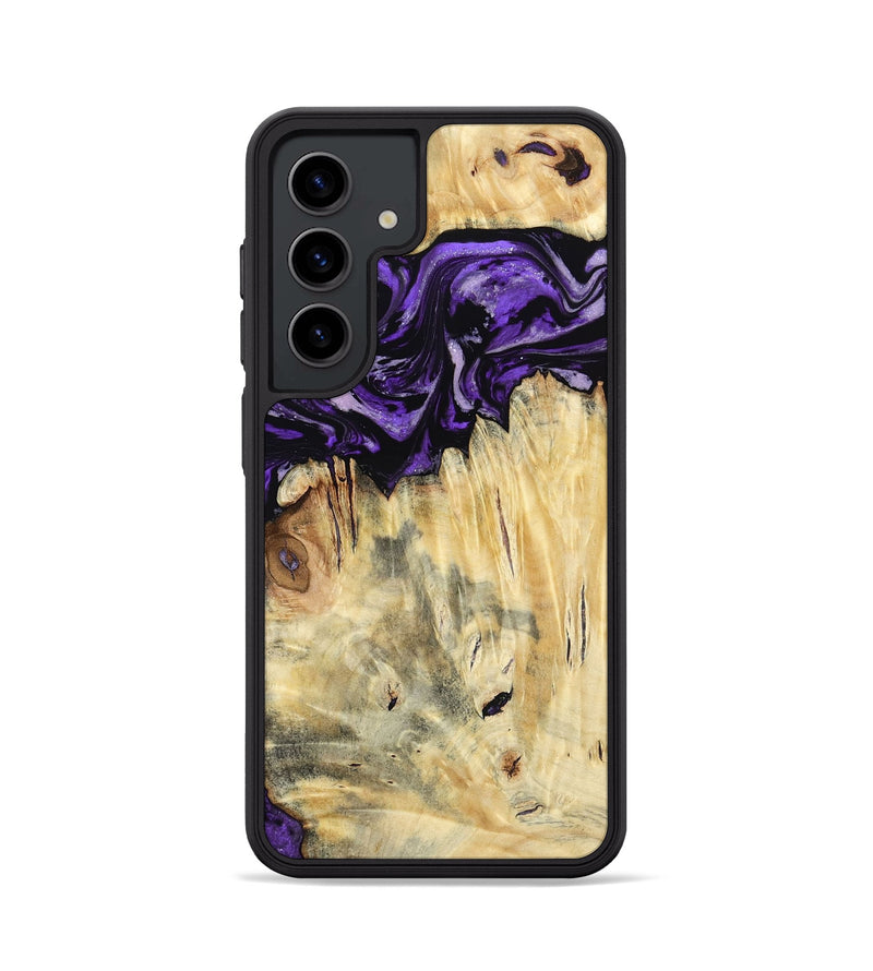 Galaxy S24 Wood Phone Case - Ivana (Purple, 787172)