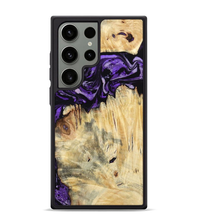 Galaxy S24 Ultra Wood Phone Case - Ivana (Purple, 787172)