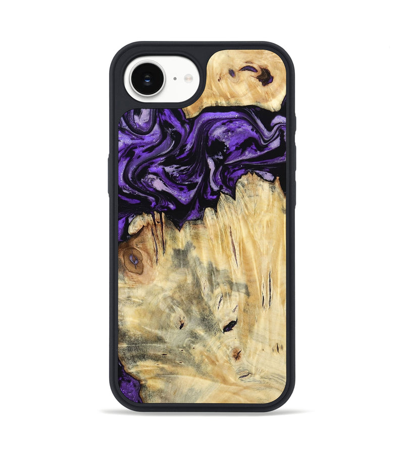 iPhone 16e Wood Phone Case - Ivana (Purple, 787172)