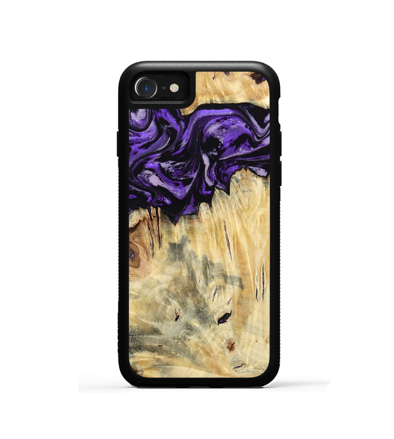 iPhone SE Wood Phone Case - Ivana (Purple, 787172)