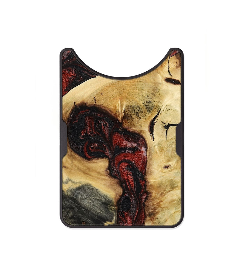 Alloy Wood Wallet - Shawnte (Red, 787181)