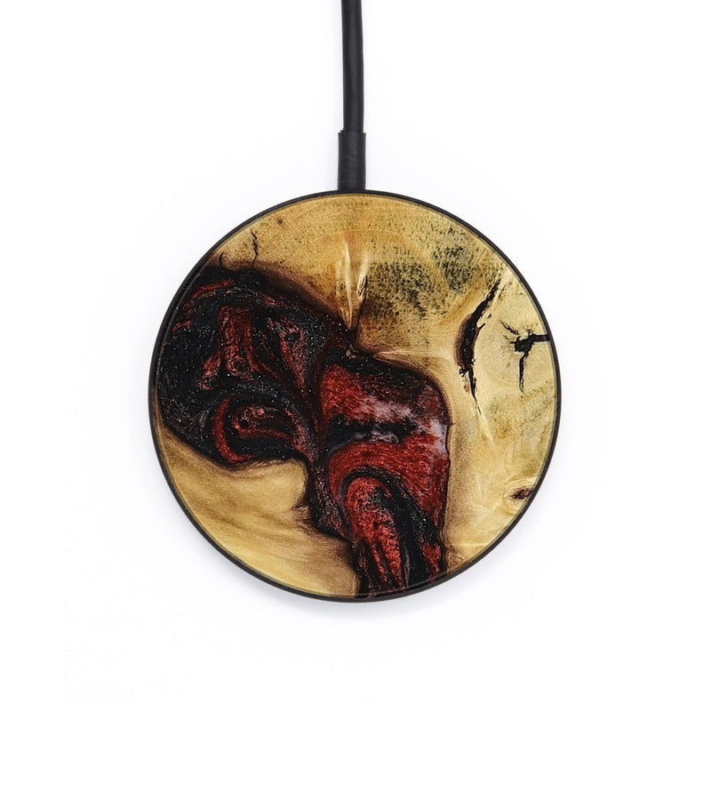 Circle Wood Wireless Charger - Shawnte (Red, 787181)