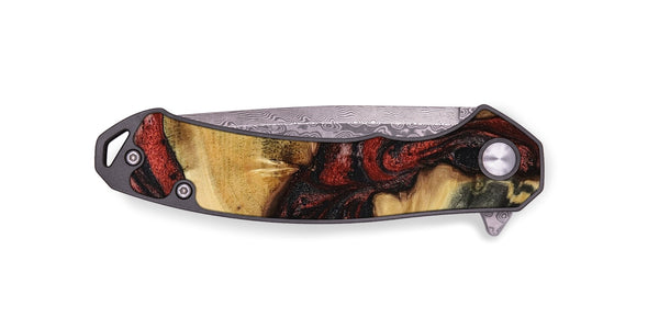 EDC Wood Pocket Knife - Shawnte (Red, 787181)