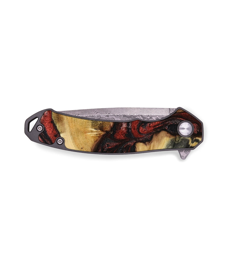 EDC Wood Pocket Knife - Shawnte (Red, 787181)
