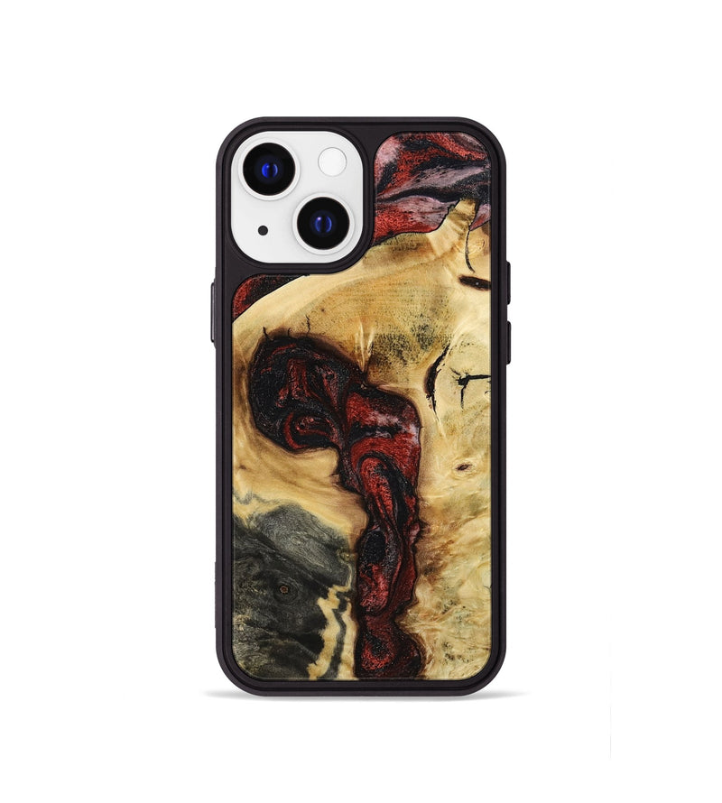 iPhone 13 mini Wood Phone Case - Shawnte (Red, 787181)