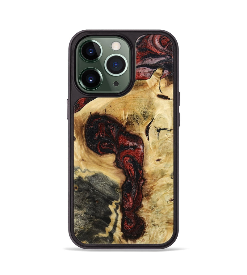 iPhone 13 Pro Wood Phone Case - Shawnte (Red, 787181)