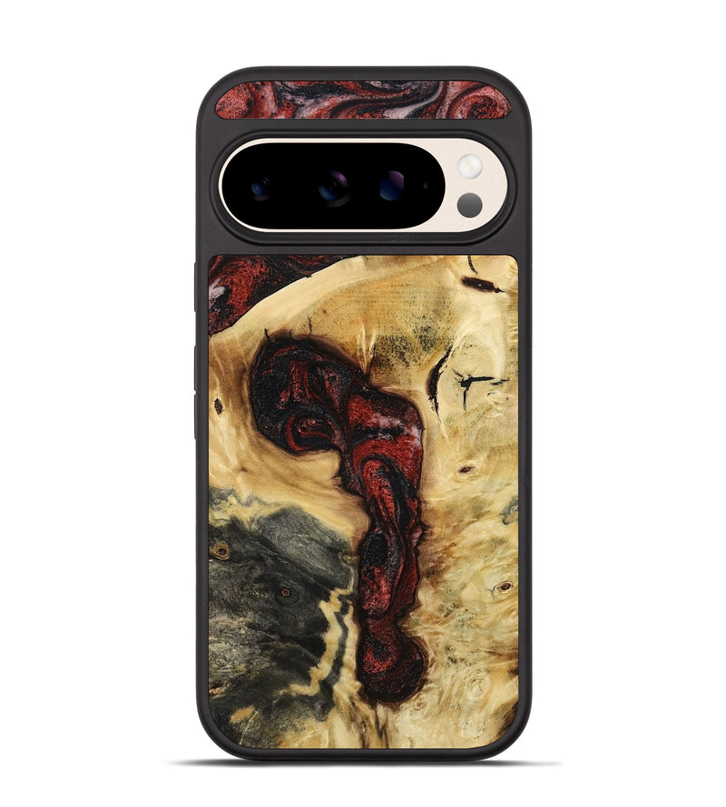 Pixel 10 Wood Phone Case - Shawnte (Red, 787181)