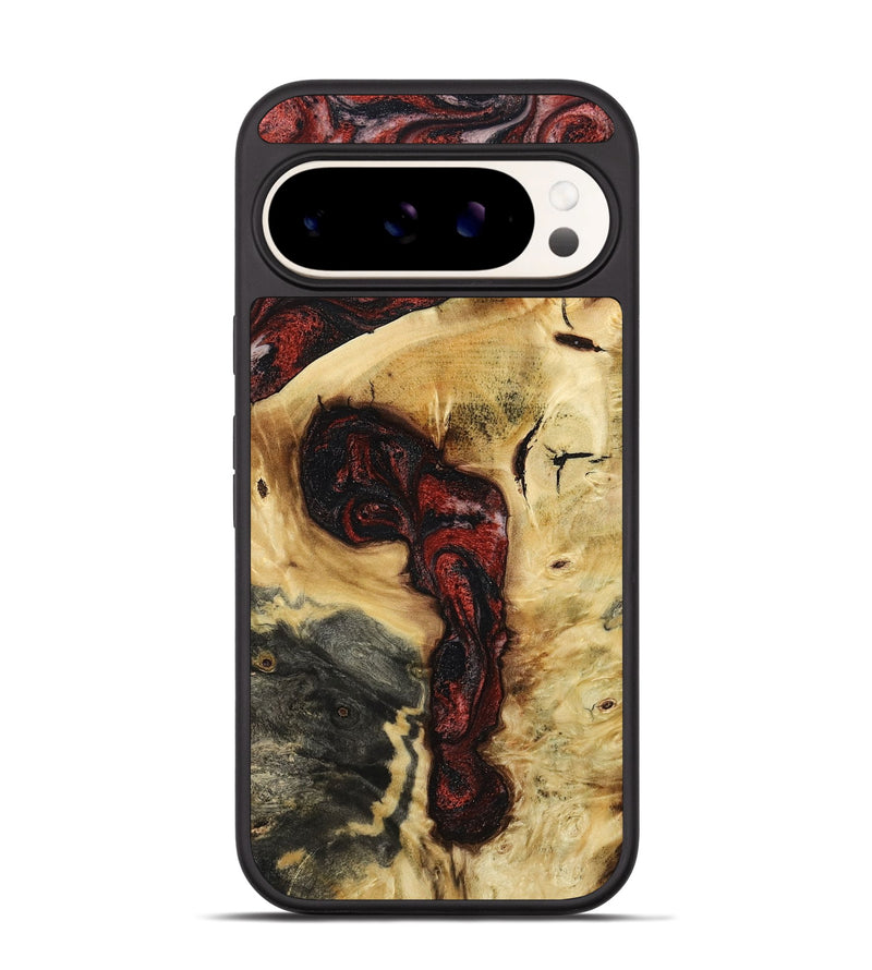 Pixel 9 Pro Wood Phone Case - Shawnte (Red, 787181)