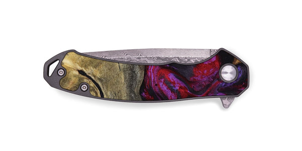 EDC Wood Pocket Knife - Freya (Red, 787182)