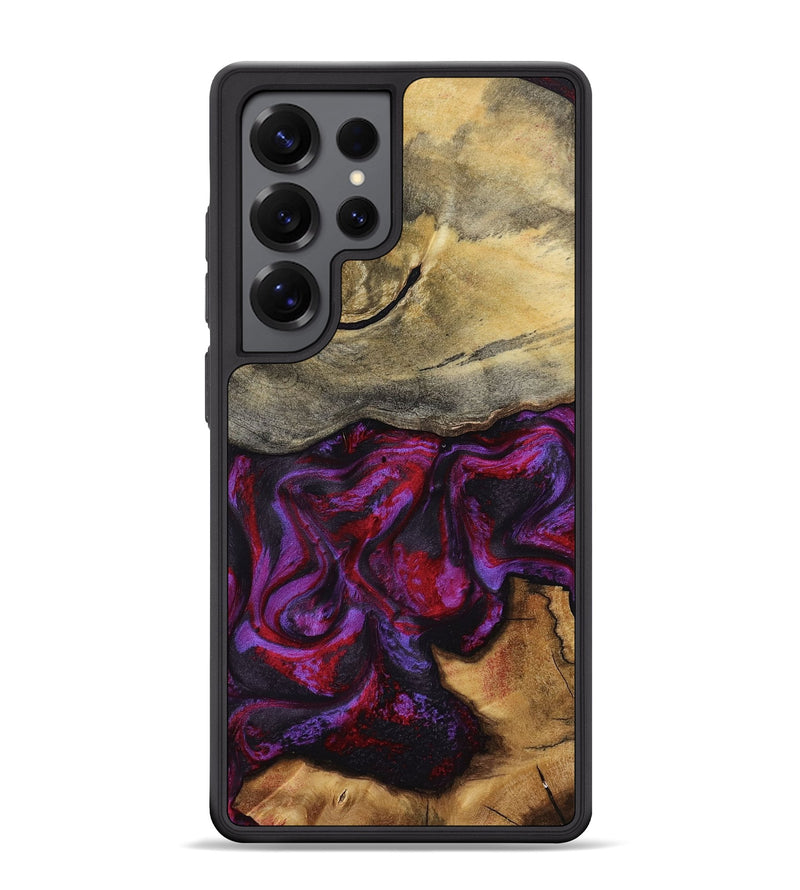 Galaxy S25 Ultra Wood Phone Case - Freya (Red, 787182)