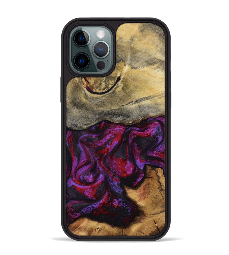 iPhone 12 Pro Max Wood Phone Case - Freya (Red, 787182)