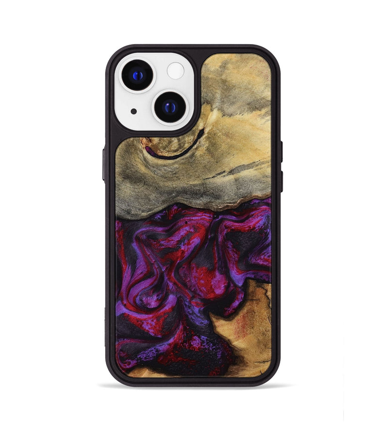 iPhone 13 Wood Phone Case - Freya (Red, 787182)