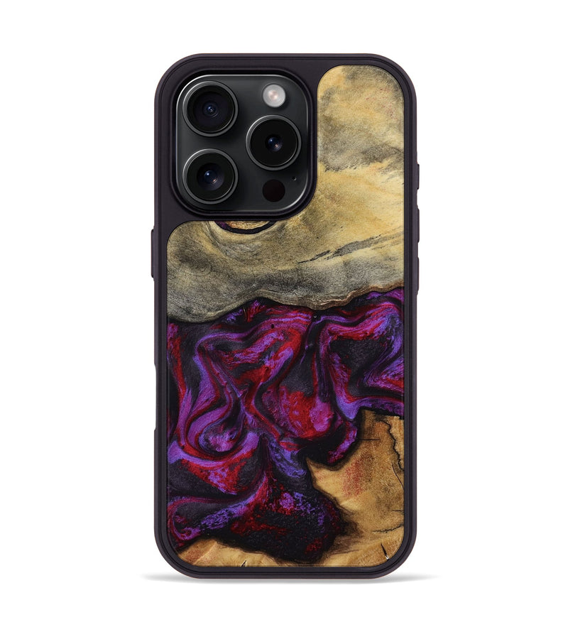 iPhone 16 Pro Wood Phone Case - Freya (Red, 787182)