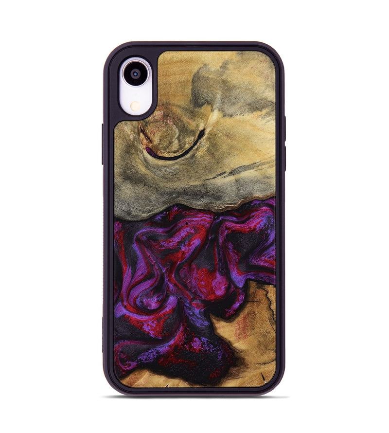 iPhone Xr Wood Phone Case - Freya (Red, 787182)