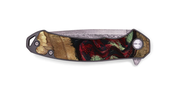EDC Wood Pocket Knife - Dakota (Red, 787183)