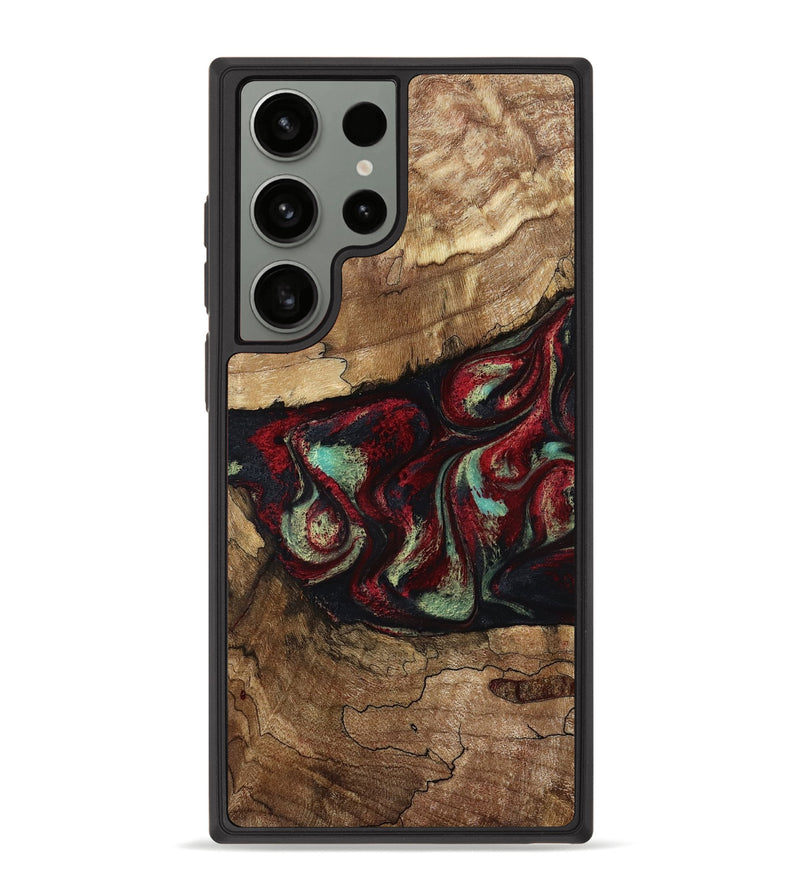 Galaxy S23 Ultra Wood Phone Case - Dakota (Red, 787183)