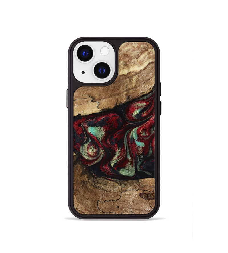 iPhone 13 mini Wood Phone Case - Dakota (Red, 787183)