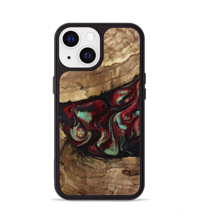 iPhone 13 Wood Phone Case - Dakota (Red, 787183)