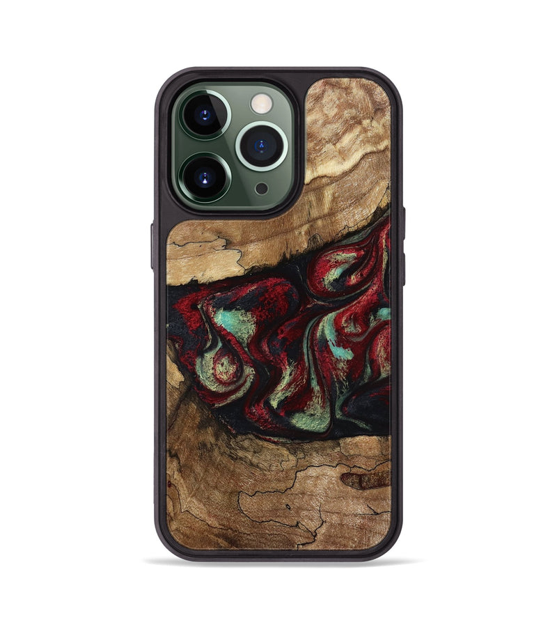 iPhone 13 Pro Wood Phone Case - Dakota (Red, 787183)