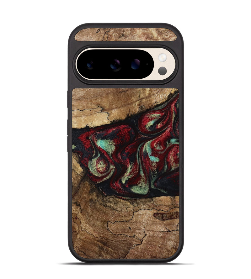 Pixel 10 Wood Phone Case - Dakota (Red, 787183)