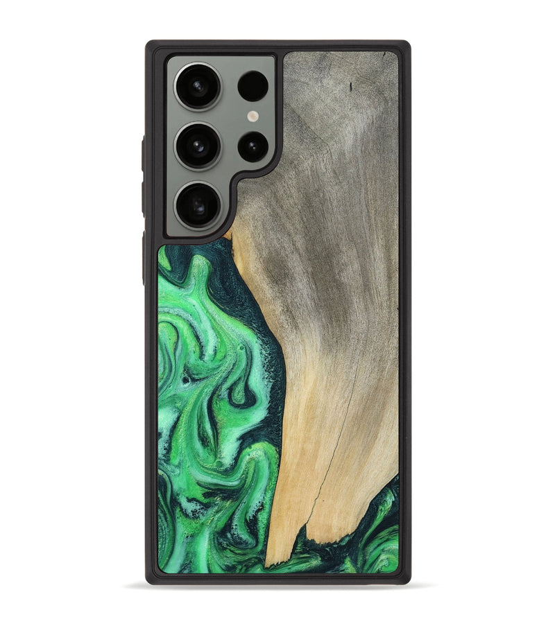 Galaxy S23 Ultra Wood Phone Case - Amani (Green, 787230)