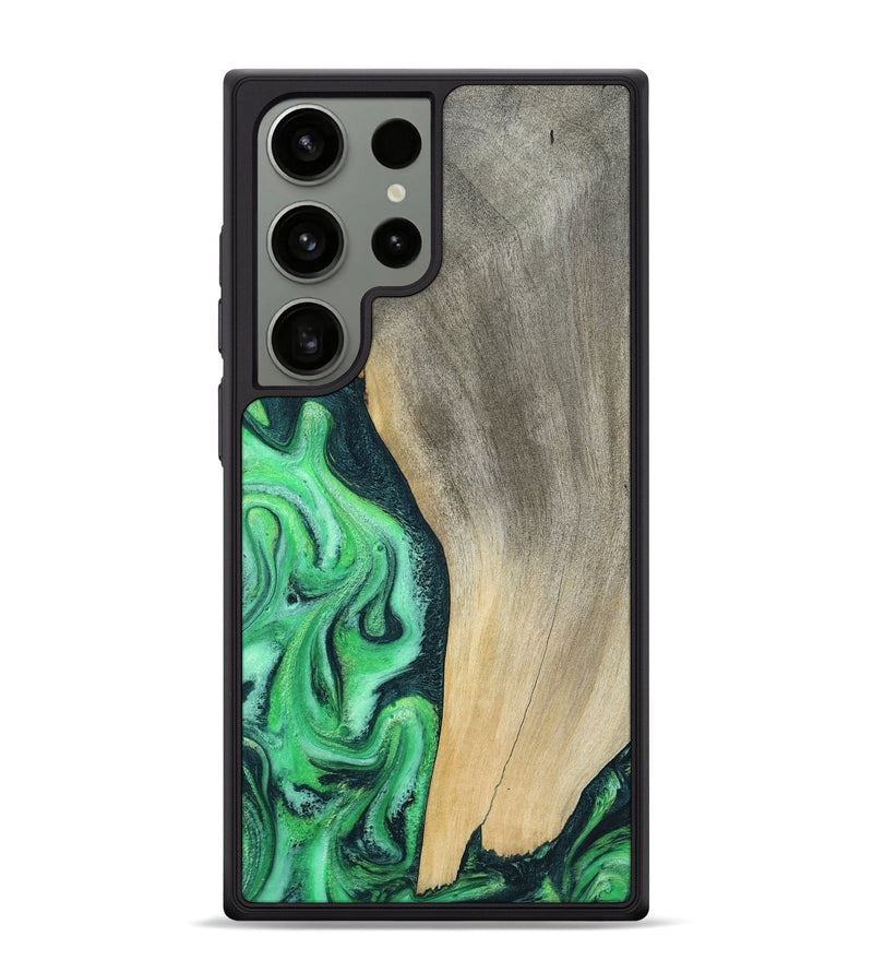 Galaxy S24 Ultra Wood Phone Case - Amani (Green, 787230)