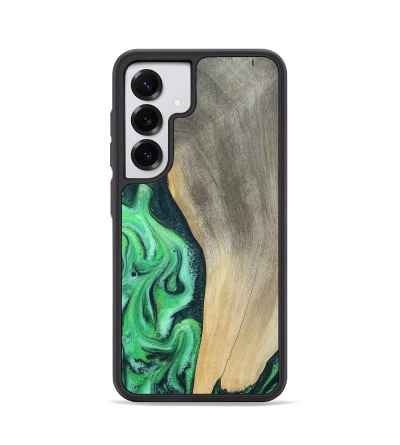 Galaxy S25 Wood Phone Case - Amani (Green, 787230)