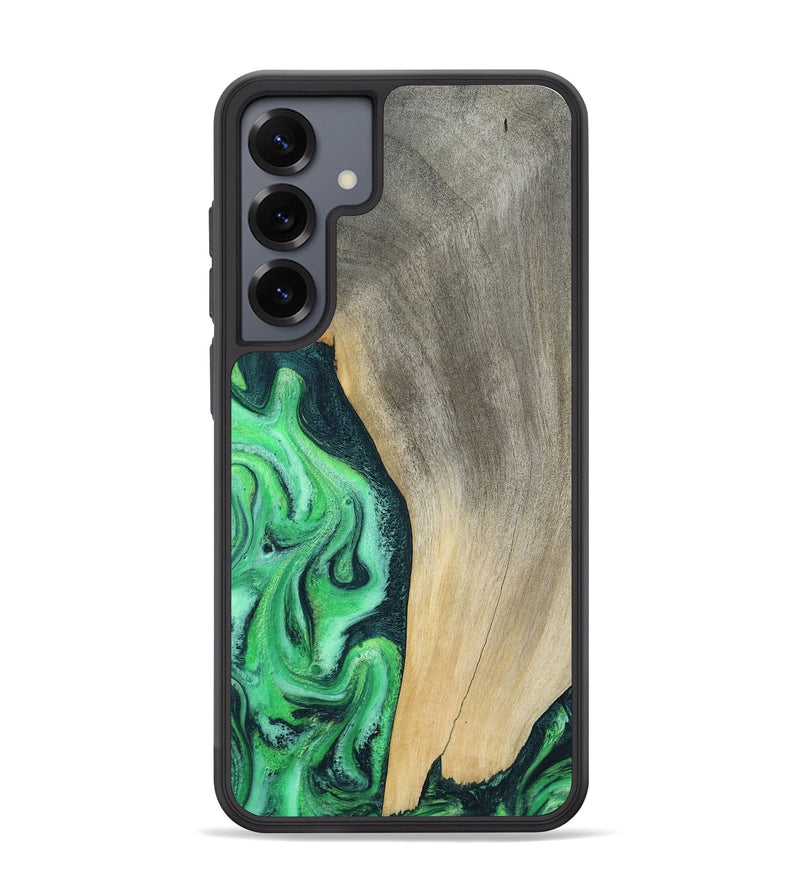 Galaxy S25 Plus Wood Phone Case - Amani (Green, 787230)