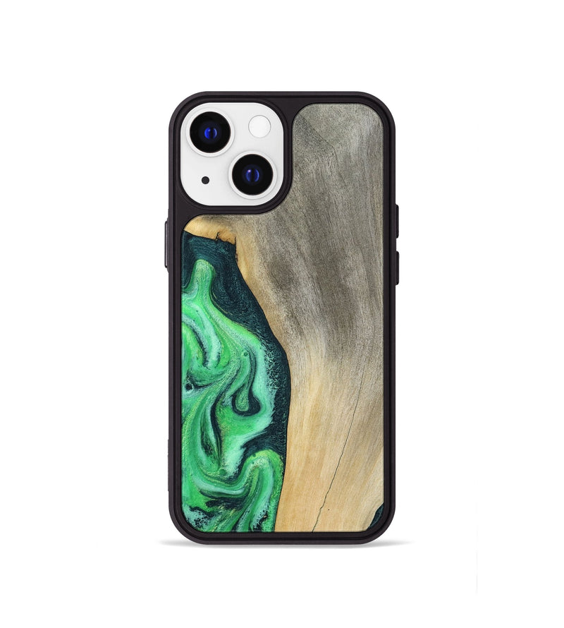 iPhone 13 mini Wood Phone Case - Amani (Green, 787230)