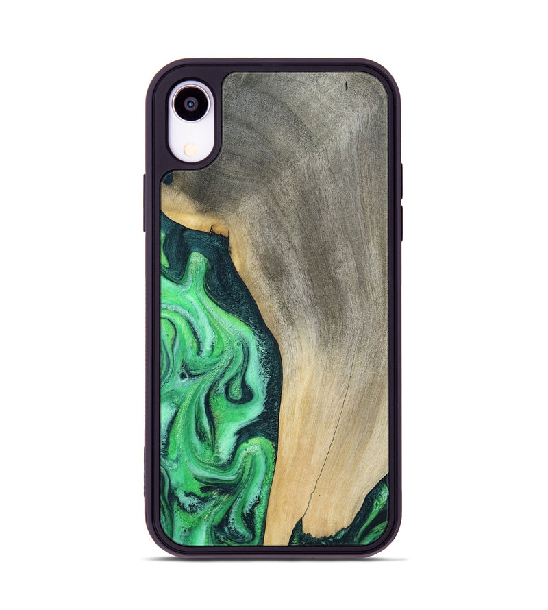iPhone Xr Wood Phone Case - Amani (Green, 787230)