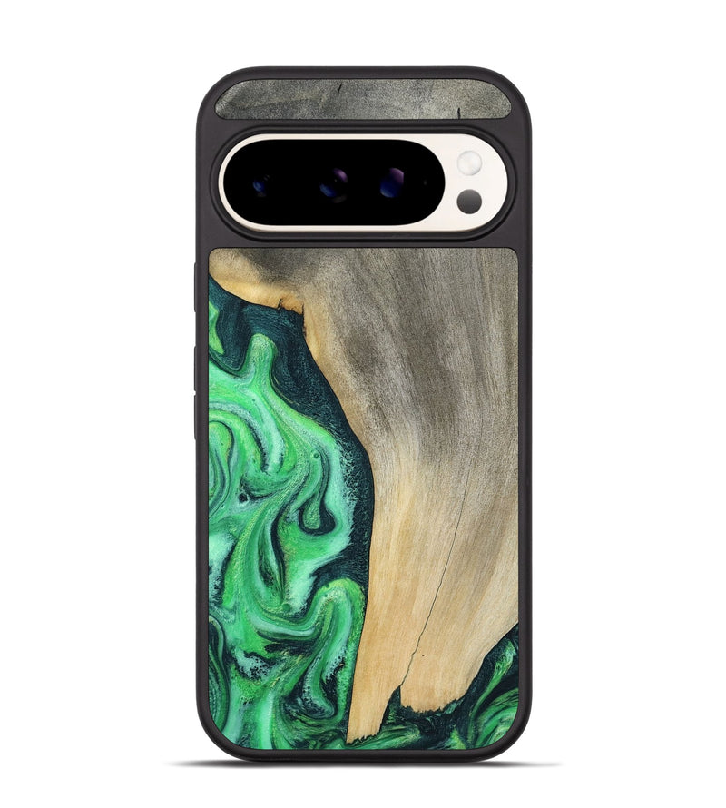 Pixel 9 Wood Phone Case - Amani (Green, 787230)