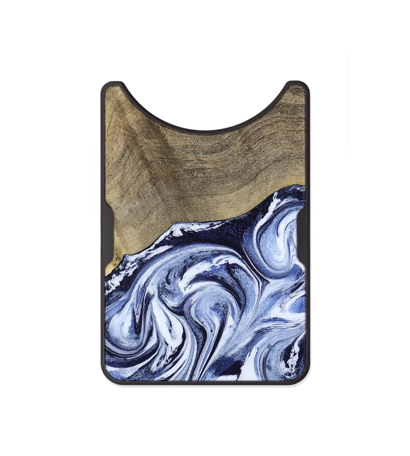 Alloy Wood Wallet - Nyasia (Blue, 787244)