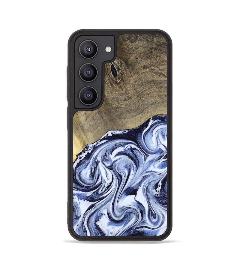 Galaxy S23 Wood Phone Case - Nyasia (Blue, 787244)
