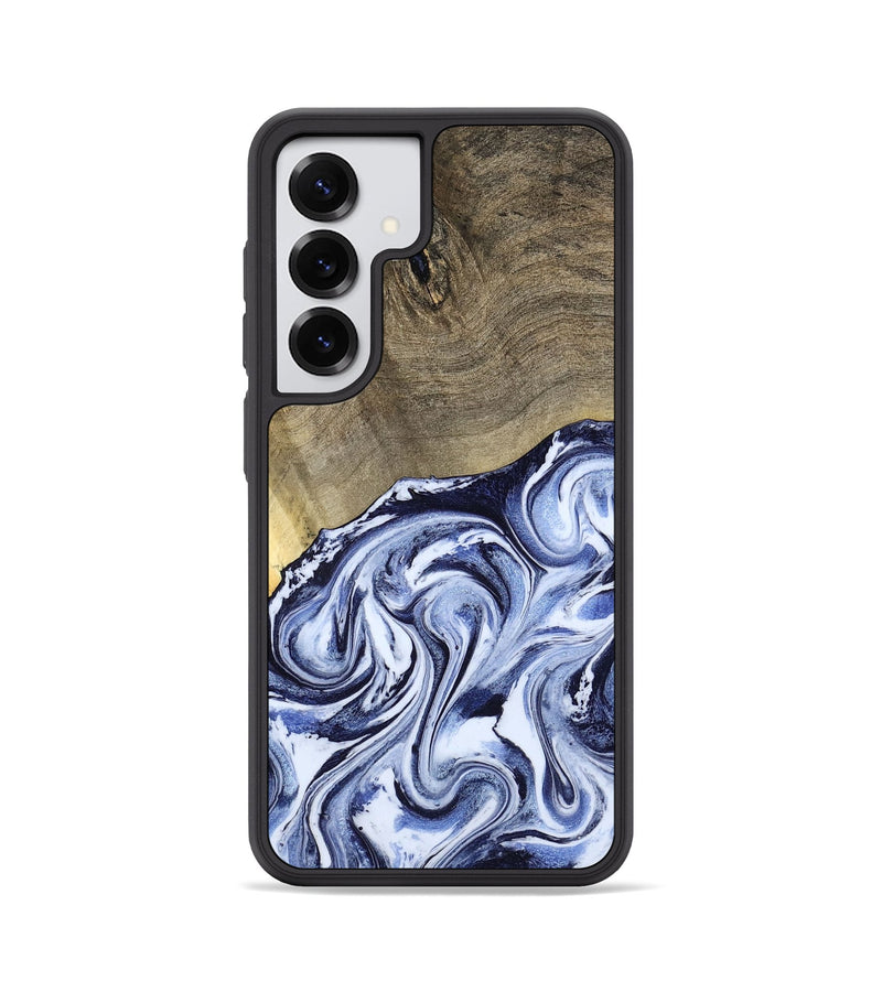 Galaxy S25 Wood Phone Case - Nyasia (Blue, 787244)