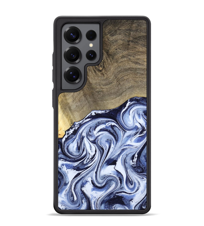 Galaxy S25 Ultra Wood Phone Case - Nyasia (Blue, 787244)