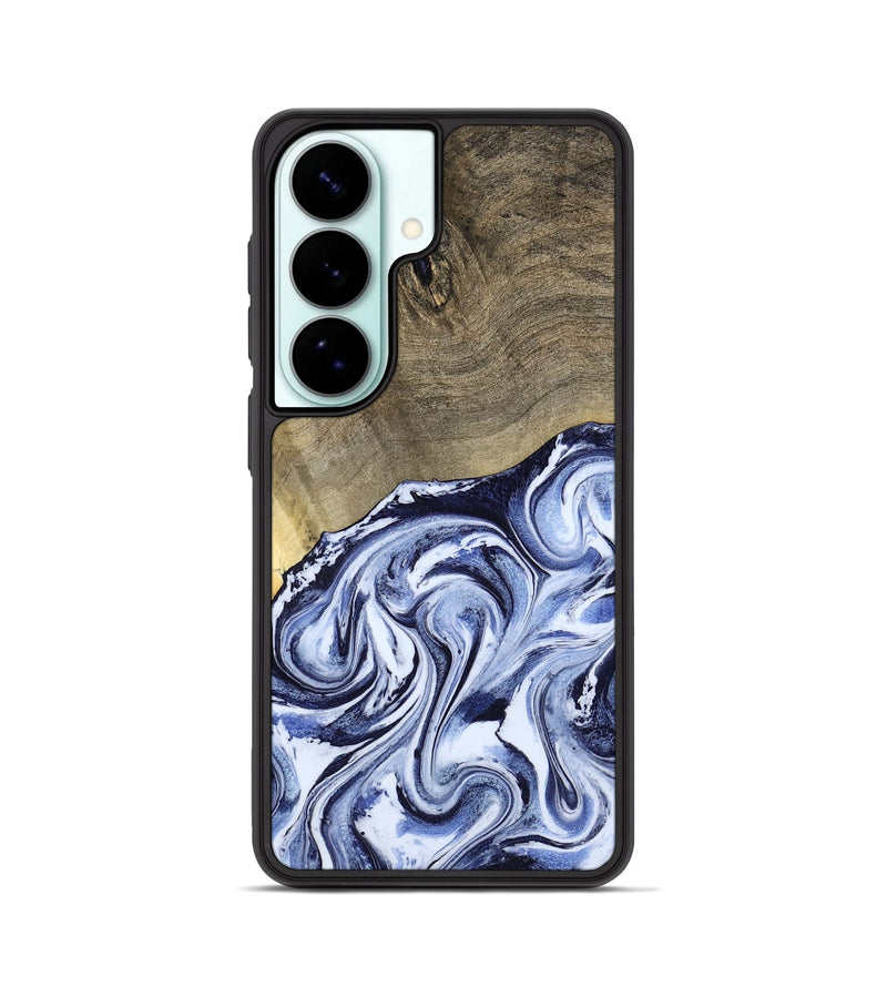 Galaxy S26 Wood Phone Case - Nyasia (Blue, 787244)