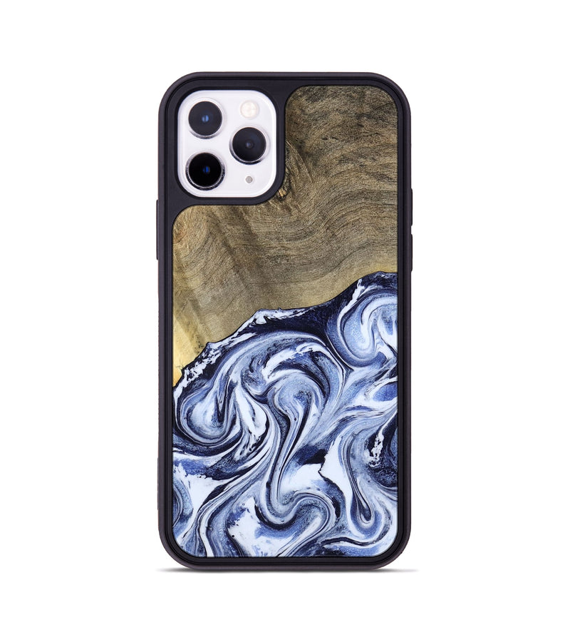 iPhone 11 Pro Wood Phone Case - Nyasia (Blue, 787244)