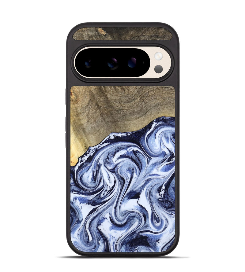 Pixel 10 Wood Phone Case - Nyasia (Blue, 787244)