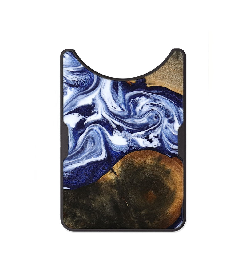 Alloy Wood Wallet - Amirah (Blue, 787265)