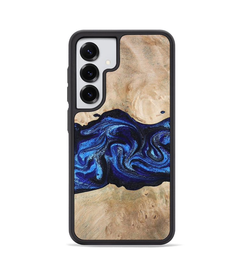 Galaxy S25 Wood Phone Case - Giselle (Blue, 787268)
