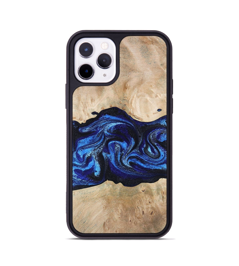 iPhone 11 Pro Wood Phone Case - Giselle (Blue, 787268)